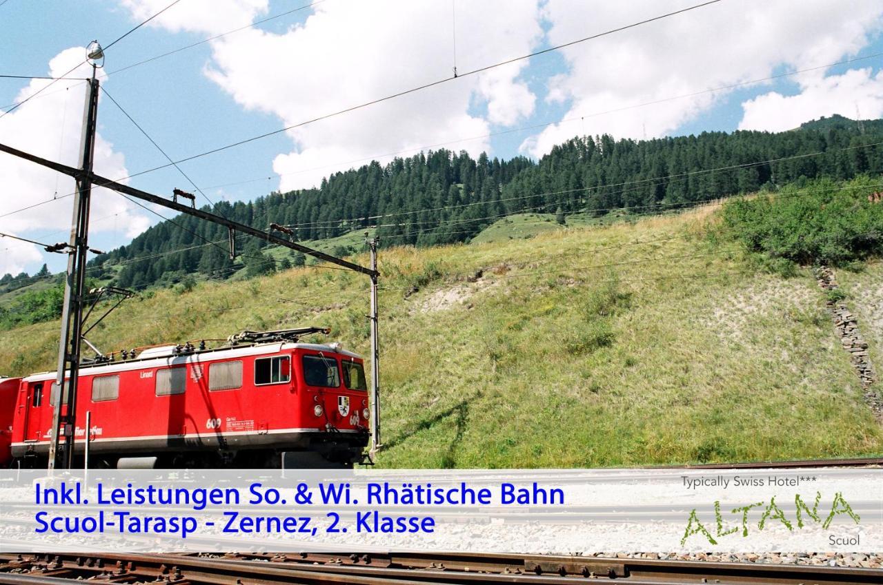 Typically Swiss Hotel Altana Scuol Exterior foto