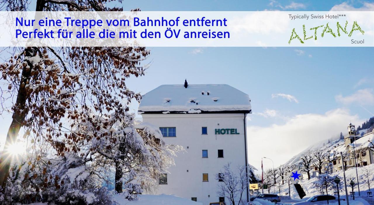 Typically Swiss Hotel Altana Scuol Exterior foto