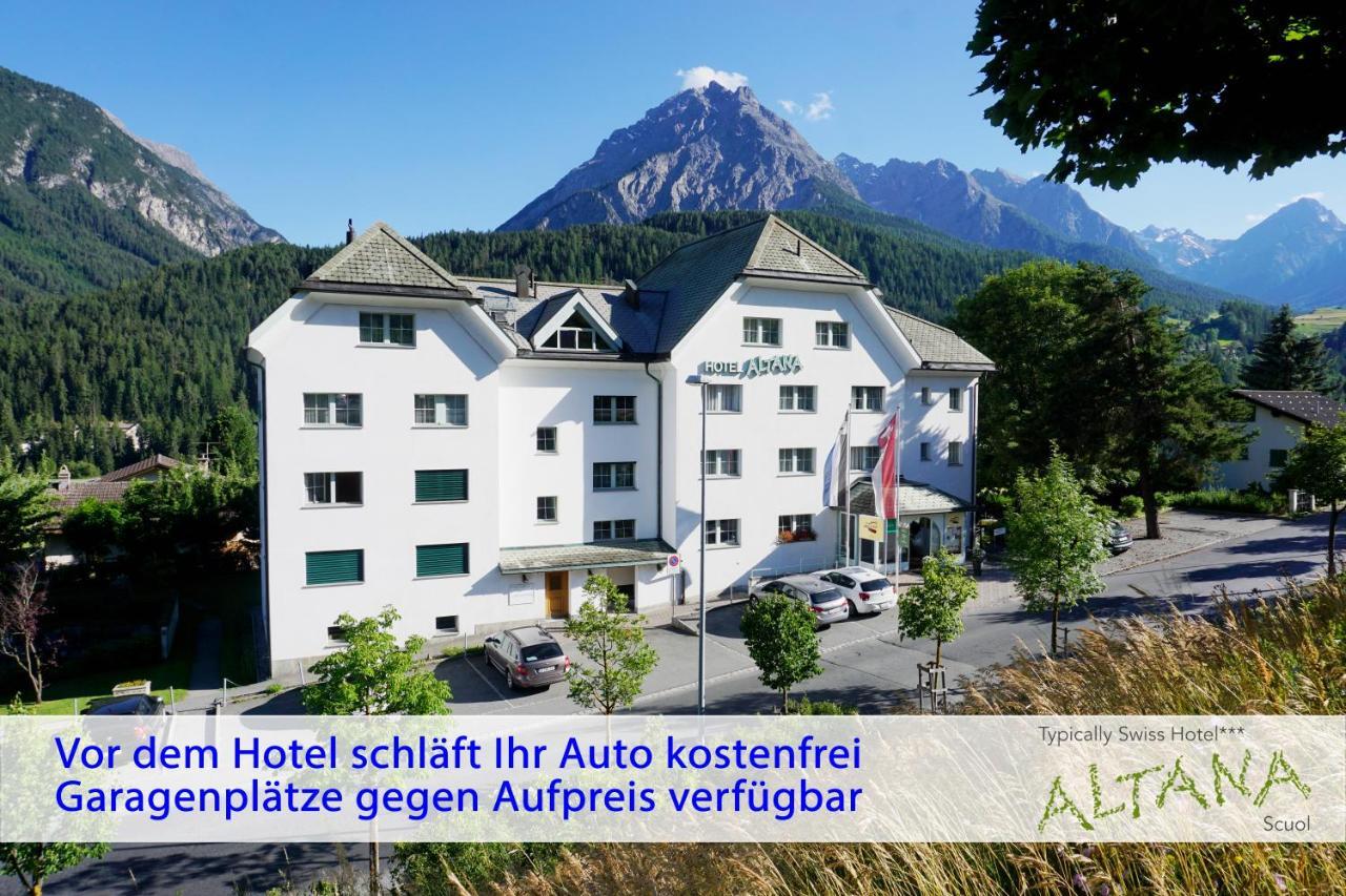 Typically Swiss Hotel Altana Scuol Exterior foto