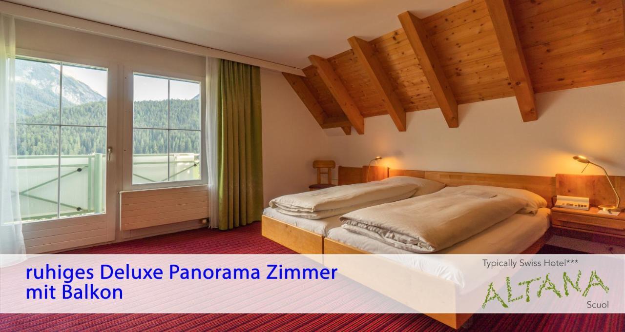 Typically Swiss Hotel Altana Scuol Exterior foto