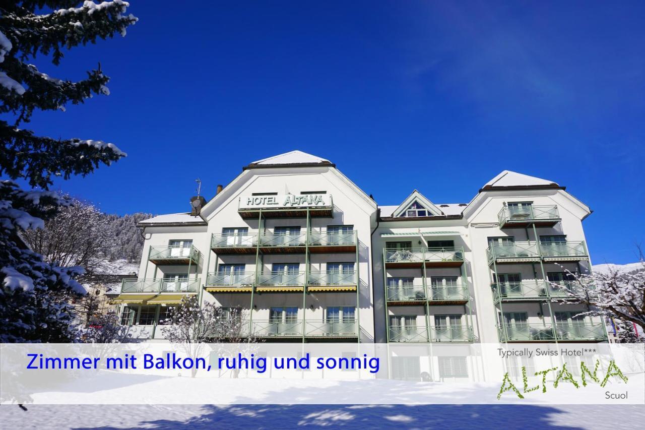 Typically Swiss Hotel Altana Scuol Exterior foto